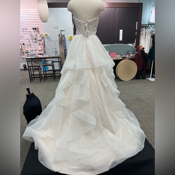 Ella Rosa by Kenneth Winston Strapless Ballgown - Picture 4 of 9